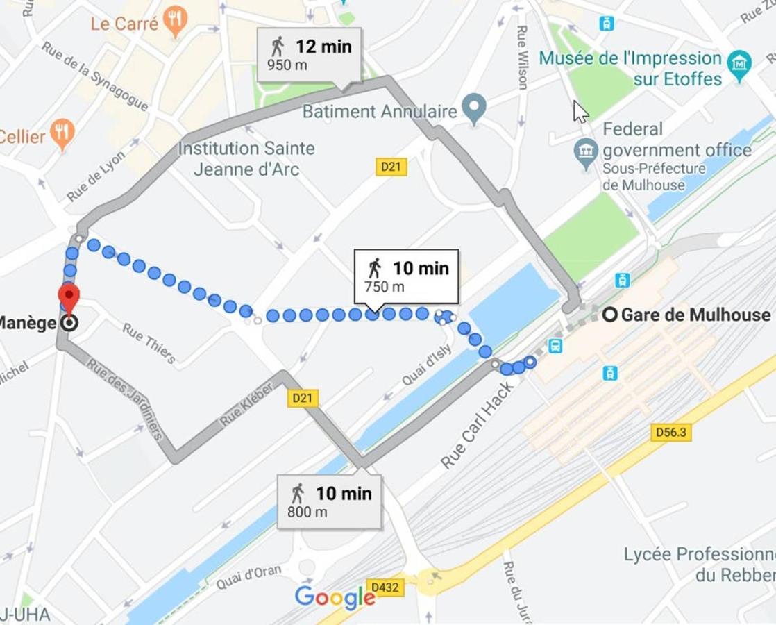 Appartamento 3P cosy à Mulhouse, 55 m2 Esterno foto